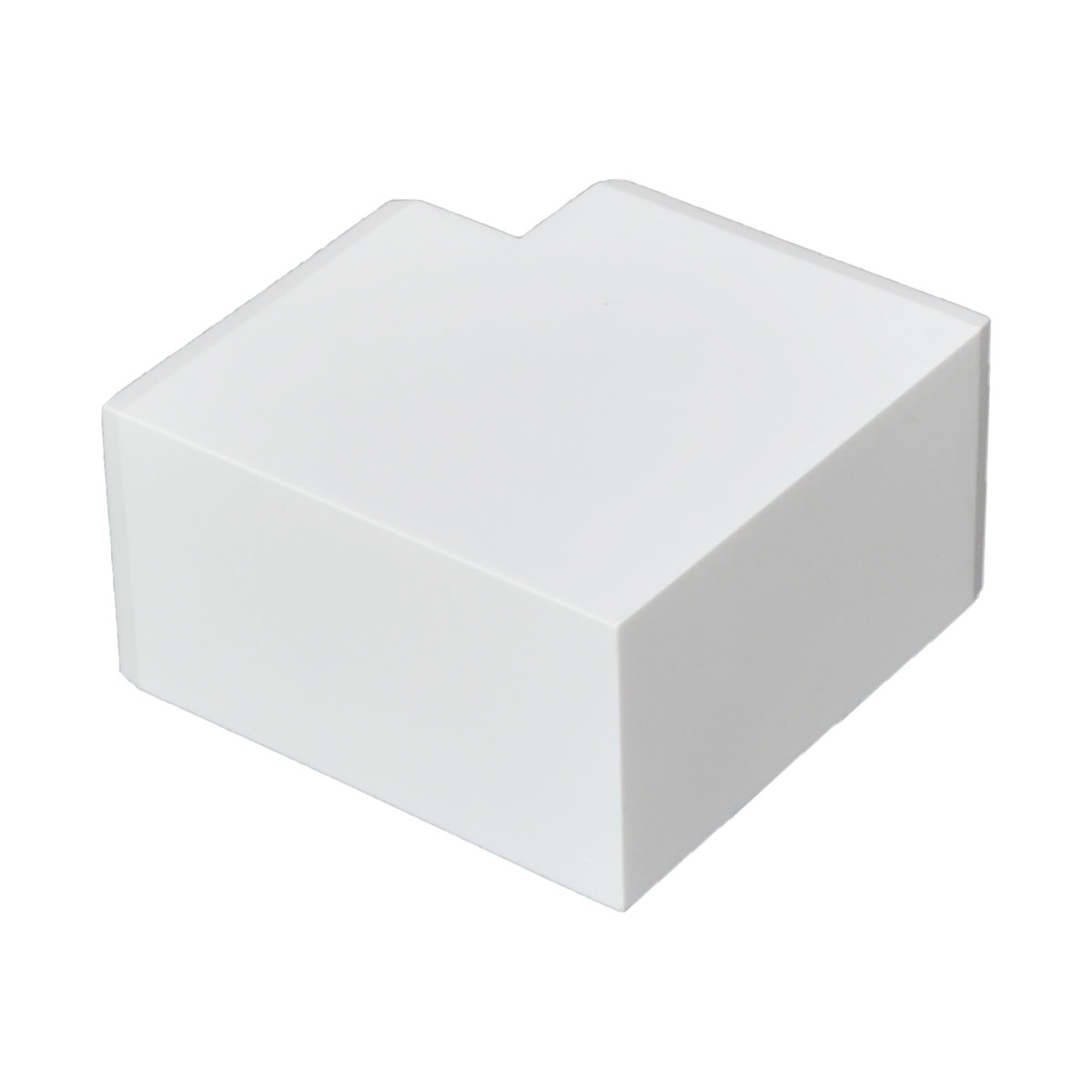 PACK X10 CURVA PLANA CABLECANAL 40X30MM BLANCO ZOLODA