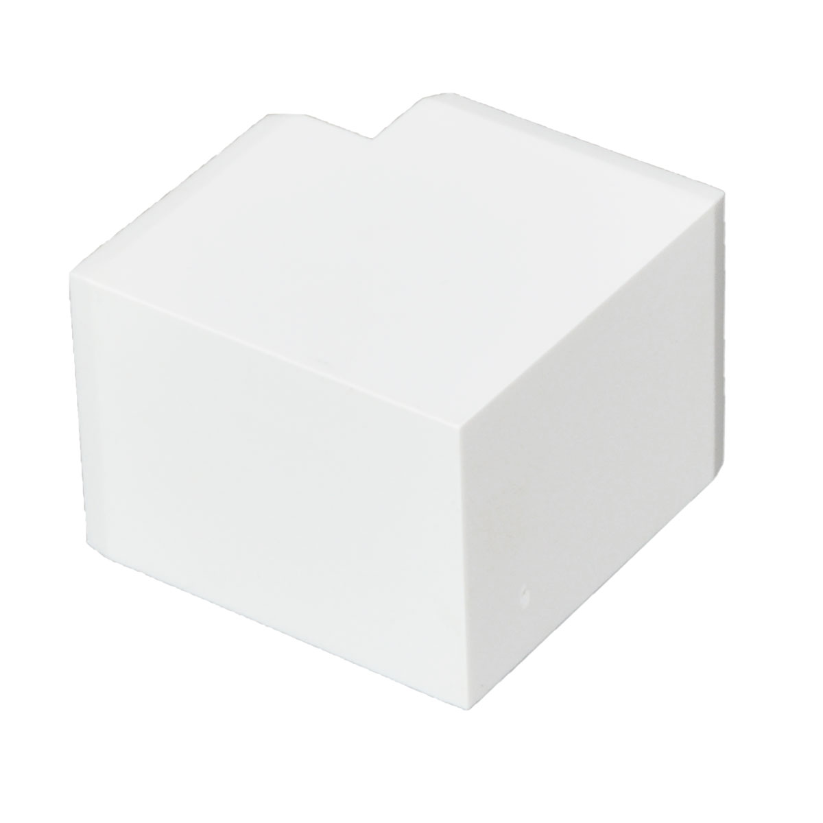 PACK X10 CURVA PLANA CABLECANAL 27X30MM BLANCO ZOLODA