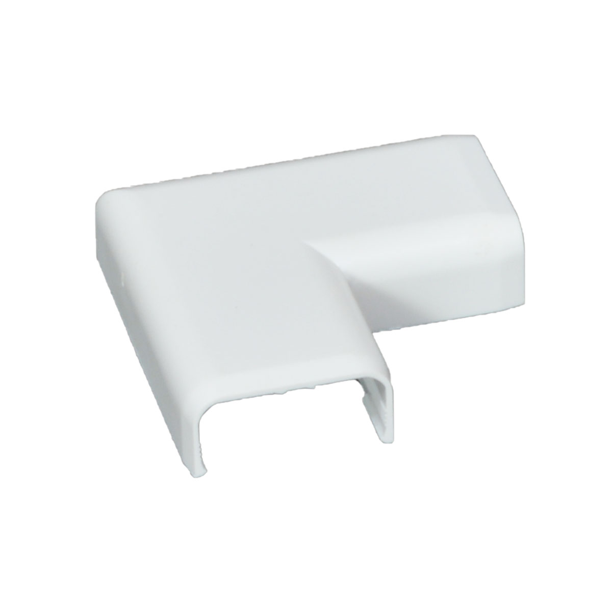 PACK X10 CURVA PLANA CABLECANAL 20X10MM BLANCO ZOLODA
