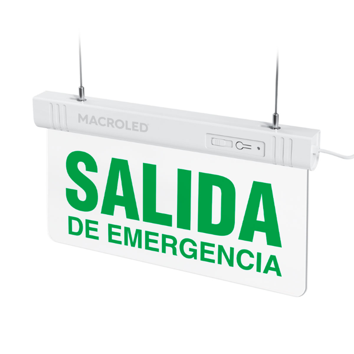 CARTEL LUMINOSO SALIDA DE EMERGENCIA