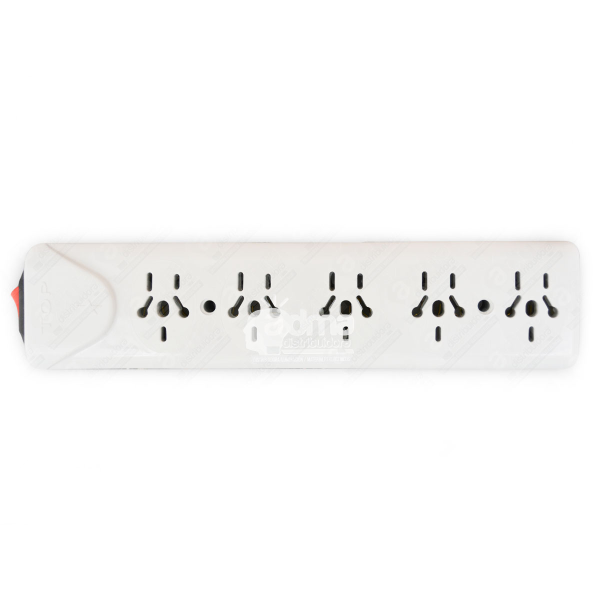 ZAPATILLA 5 TOMAS C/ INTERRUPTOR Y BORNERA TAAD