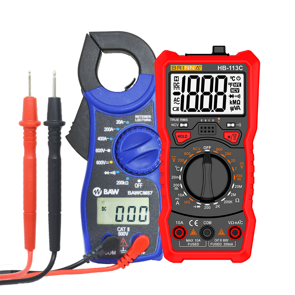 MULTIMETRO HB-113A + PINZA AMPEROMETRICA HB-87