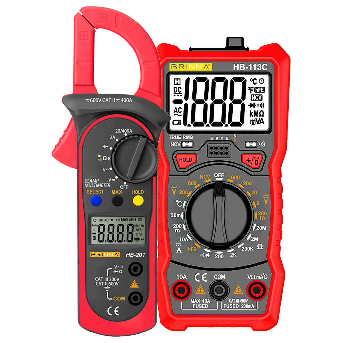 MULTIMETRO HB-113C + PINZA AMPEROMETRICA HB-201