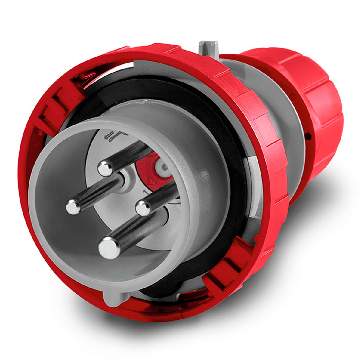 FICHA INDUSTRIAL MACHO IP67 3P+T 16A SCAME OPTIMA 380V