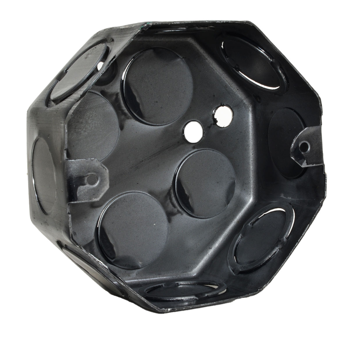 CAJA OCTOGONAL CHICA HIERRO NEGRA AG
