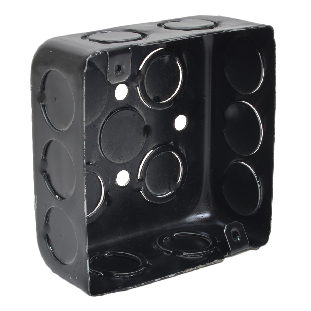 CAJA CUADRADA 10X10 HIERRO NEGRA AG