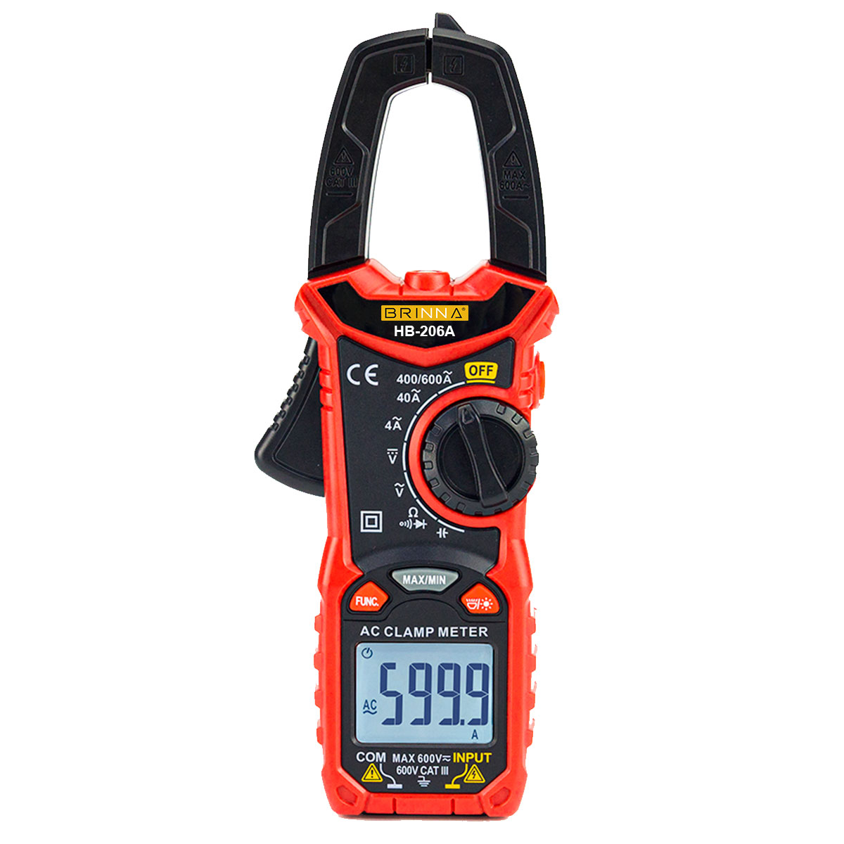 PINZA AMPEROMETRICA BRINNA HB-206A