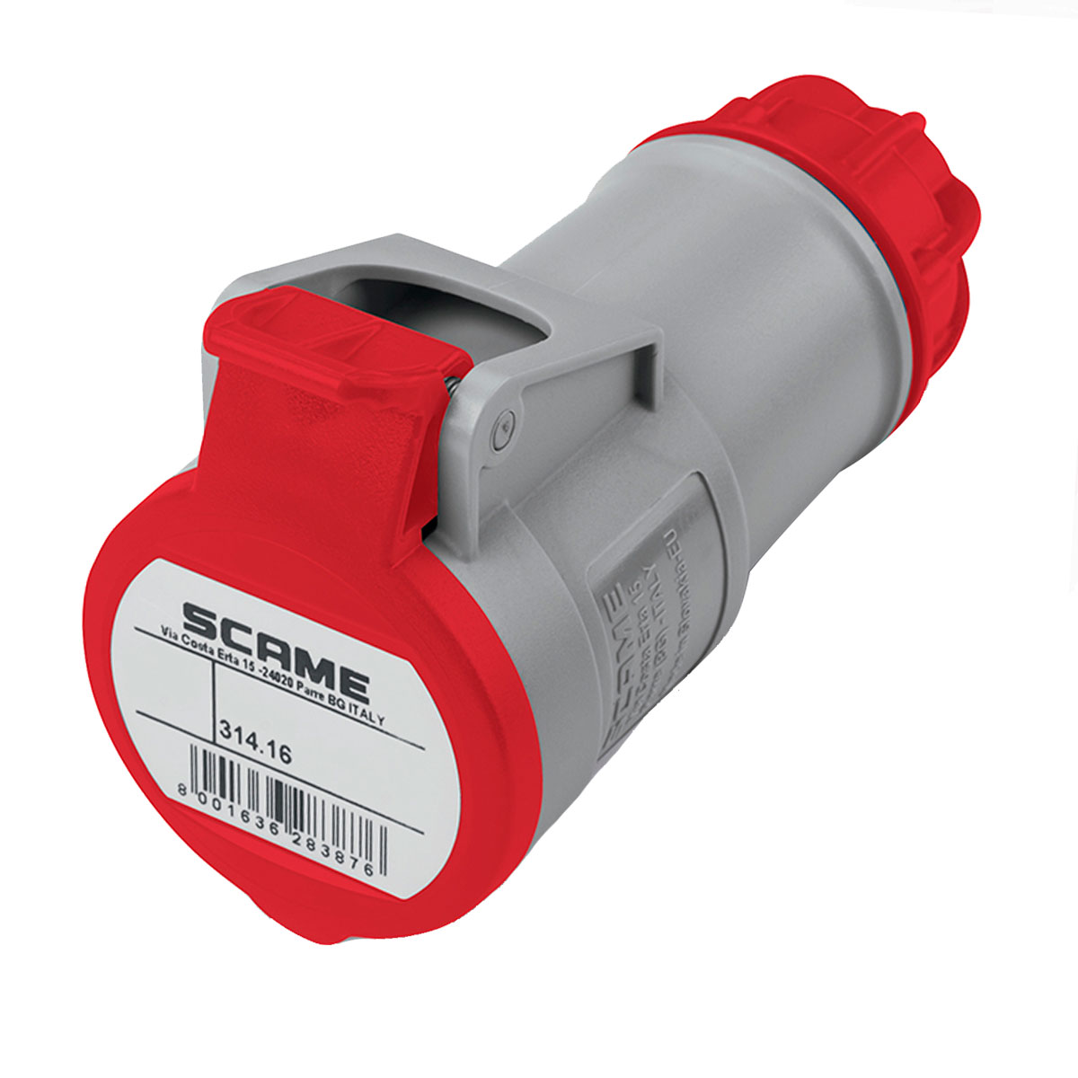 FICHA INDUSTRIAL HEMBRA 3P+N+T 16A SCAME XENIA 380V IP44