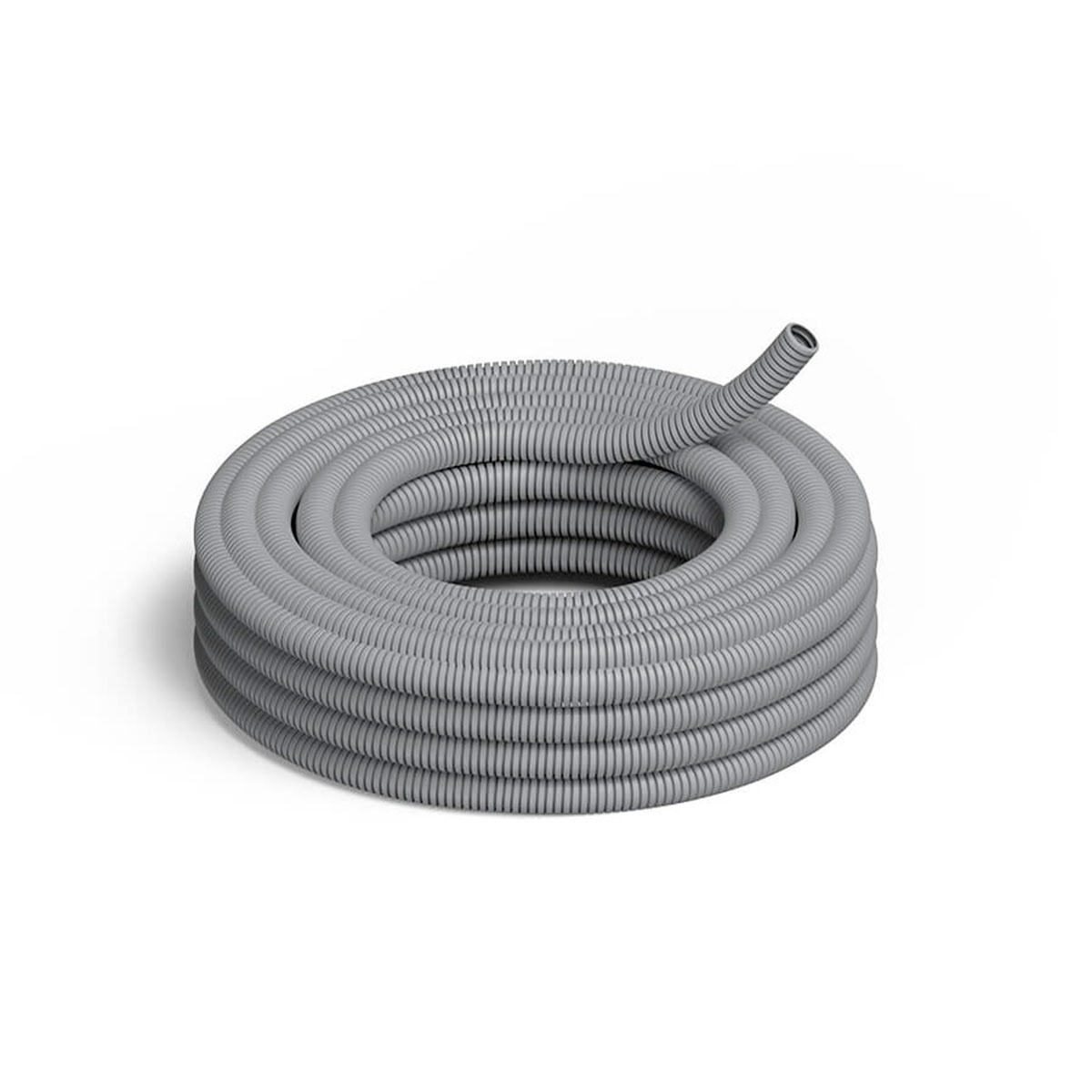 CAÑO CORRUGADO SEMIPESADO 20MM 3/4" IGNIFUGO GENROD ROLLO X25M