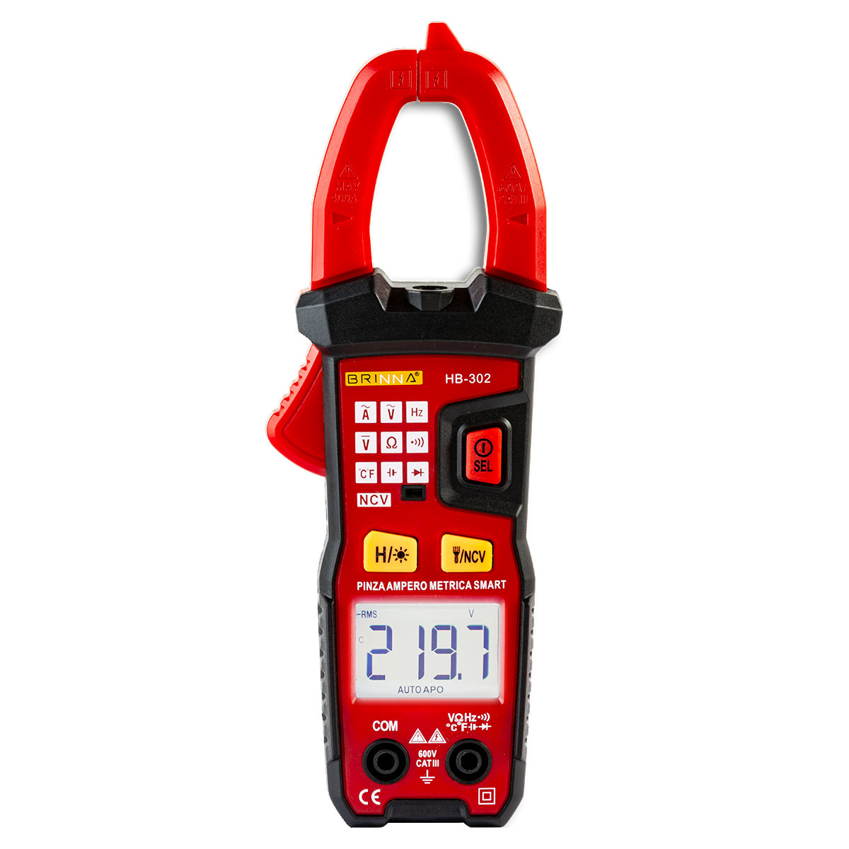 PINZA AMPEROMETRICA BRINNA HB-302