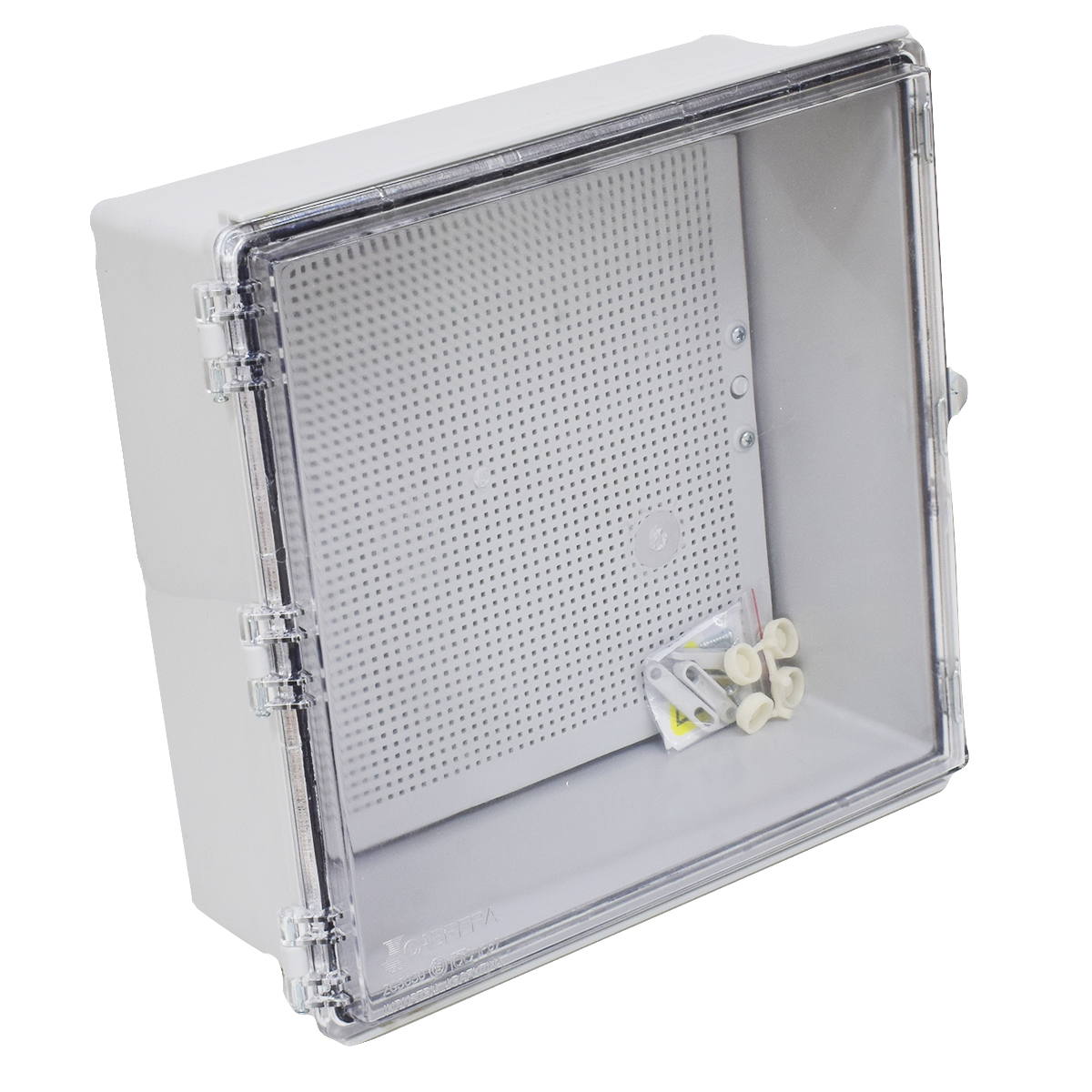 GABINETE IP67 300x300x120 TAPA TRANSPARENTE CABRERA