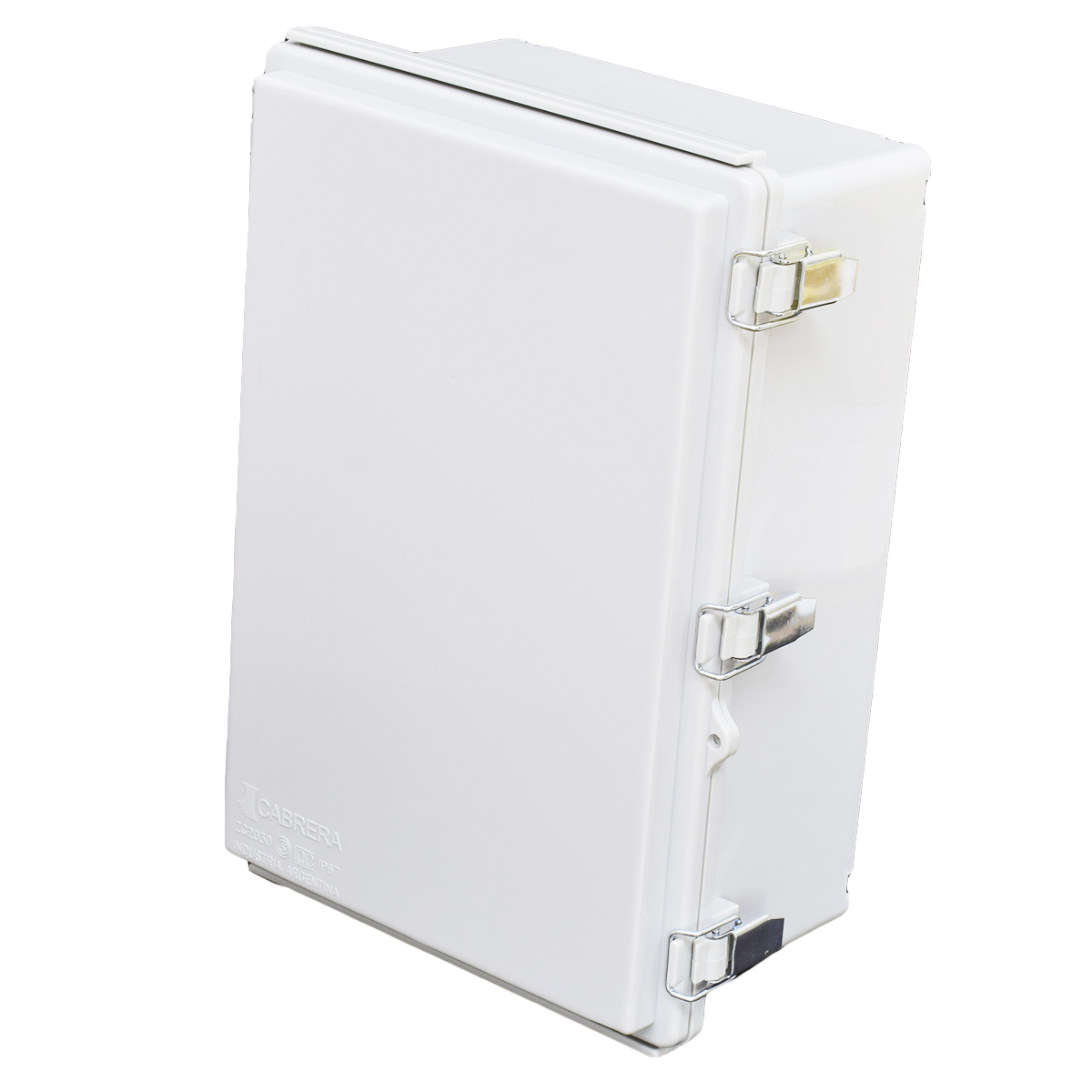 GABINETE IP67 200x300x120 TAPA GRIS CABRERA