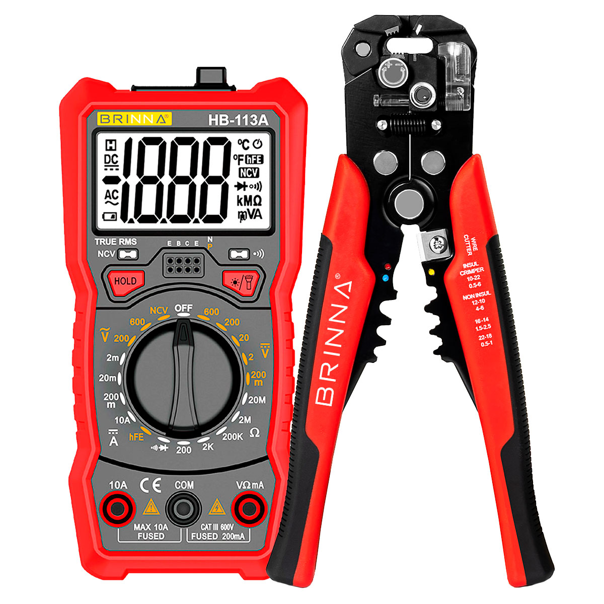PELACABLES AUTOMÁTICO HB-103 + MULTIMETRO HB-113A