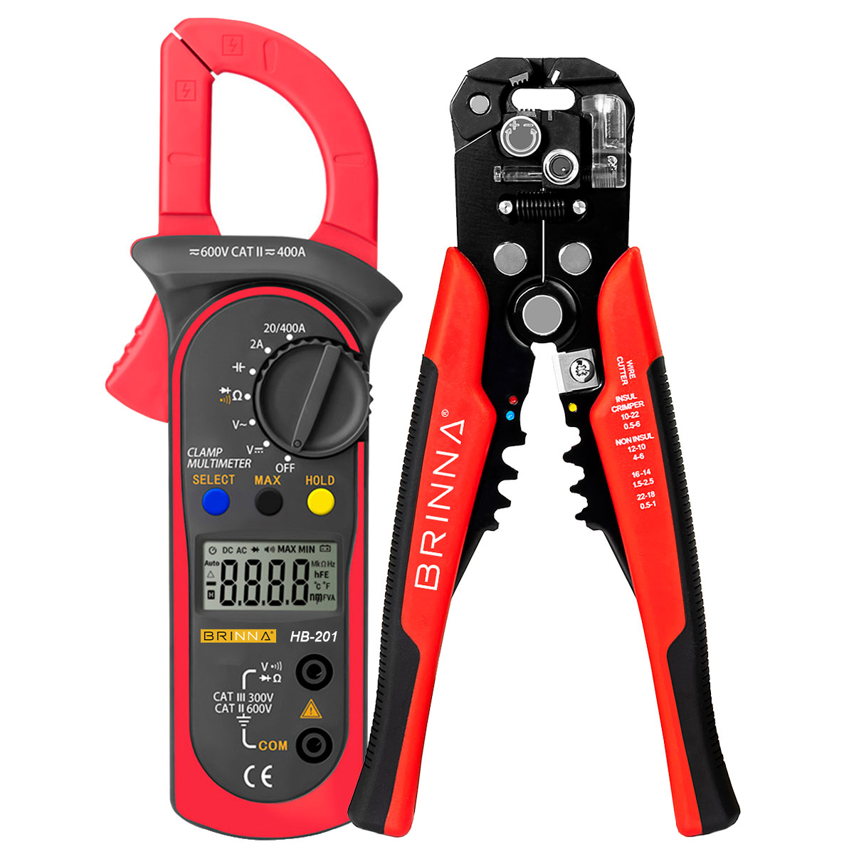 PELACABLES AUTOMÁTICO HB-103 + PINZA AMPEROMETRICA HB-201