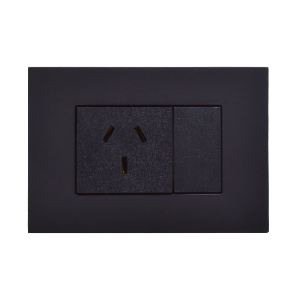 BASTIDOR TAPA TOMA 20A ARMADA NEGRO JELUZ PLATINUM