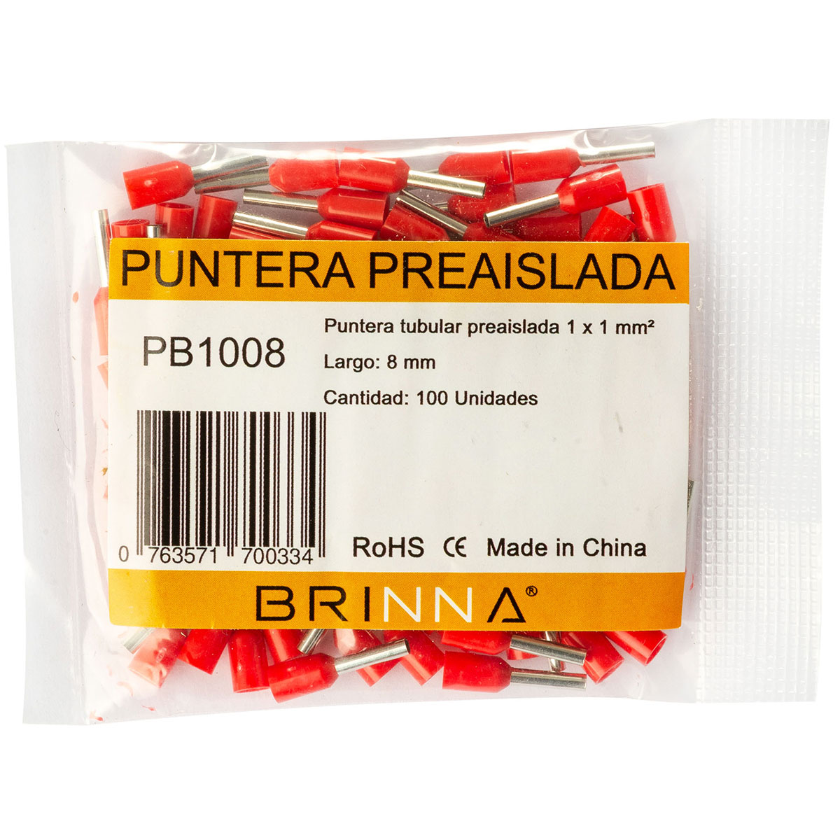 PUNTERA TIFF  1MM LARGO 8MM BRINNA X100