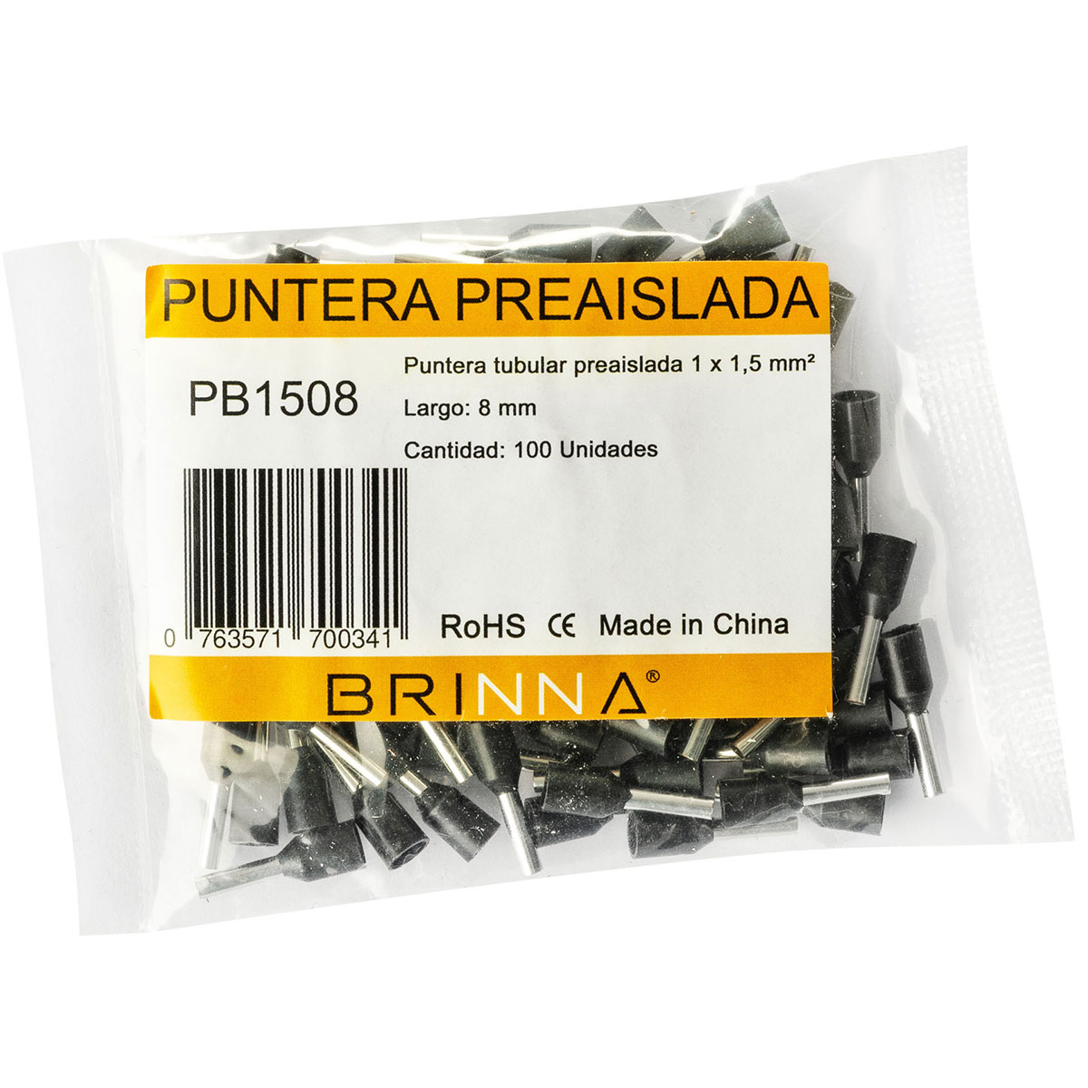 PUNTERA TIFF  1,5MM LARGO 8MM BRINNA X100