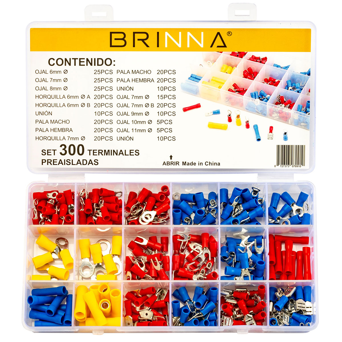 SET 300 TERMINALES DE COBRE BRINNA