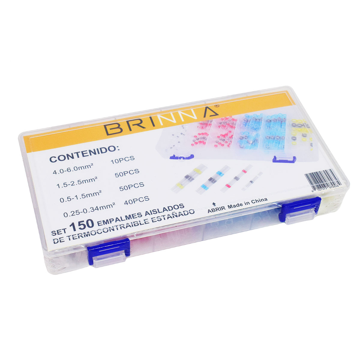 SET 150 EMPALMES TERMOCONTRAIBLE C/ ESTAÑO BRINNA