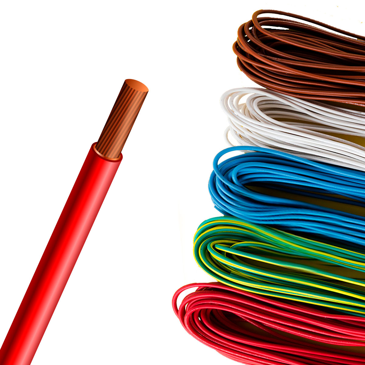 CABLE UNIPOLAR 16MM ROJO X METRO MH
