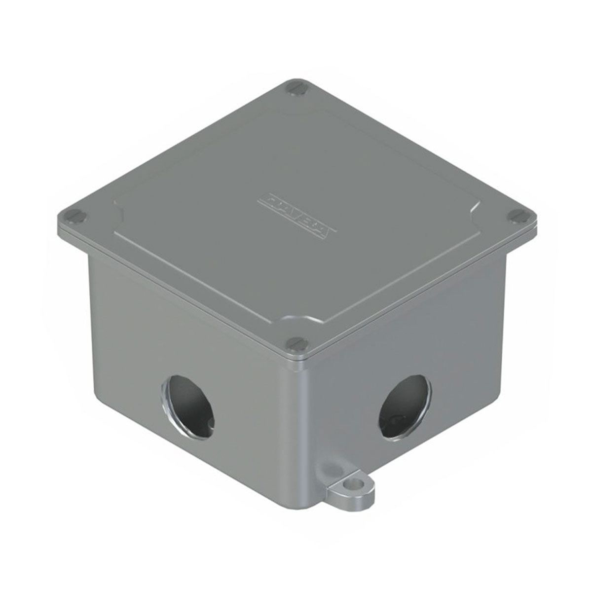 CAJA DE PASO 10X10 INTERIOR AGUJEROS 3/4 DAISA