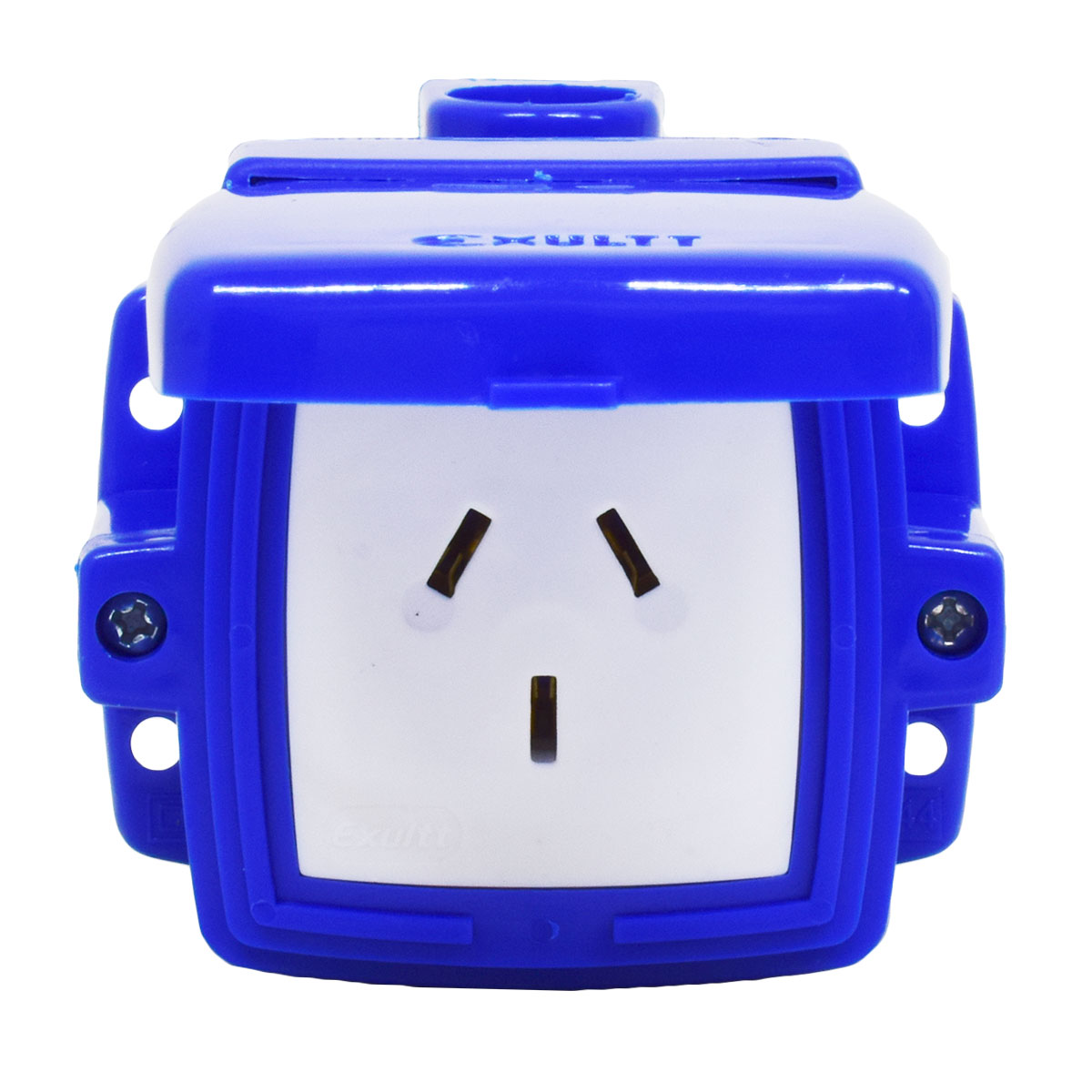 CAJA CAPSULADA TOMA 10A AZUL EXULTT