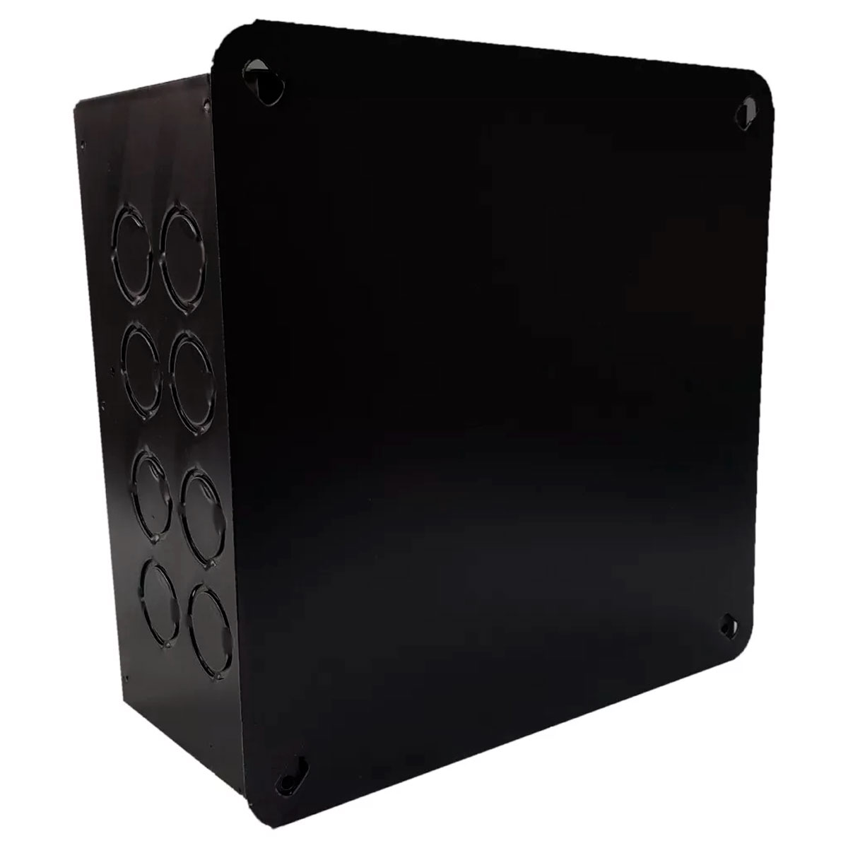 CAJA DE PASE DERIVACION 20X20X8 HIERRO NEGRA AG