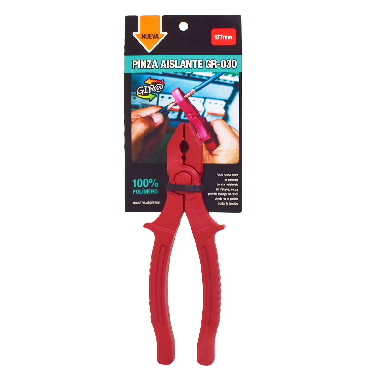 PINZA UNIVERSAL AISLADA 1000V GIRO