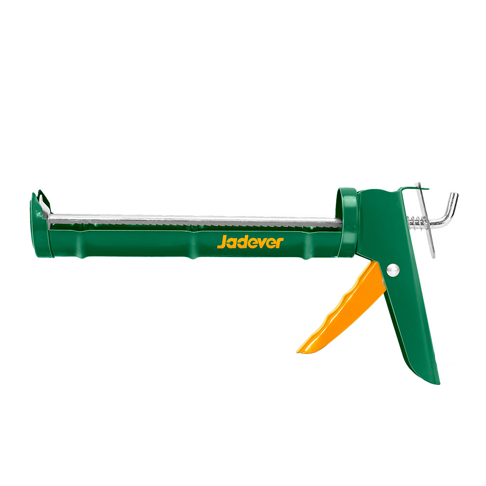 PISTOLA APLICADORA DE SILICONA SELLANTE MANGO DE HIERRO DENTAD 230MM (9") JADEVER