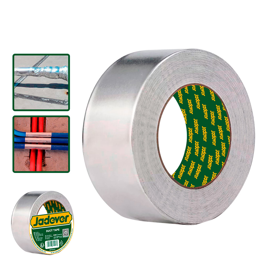 CINTA DE PAPEL DE ALUMINIO RESISTENTE 30M 48MM 0,08MM JADEVER