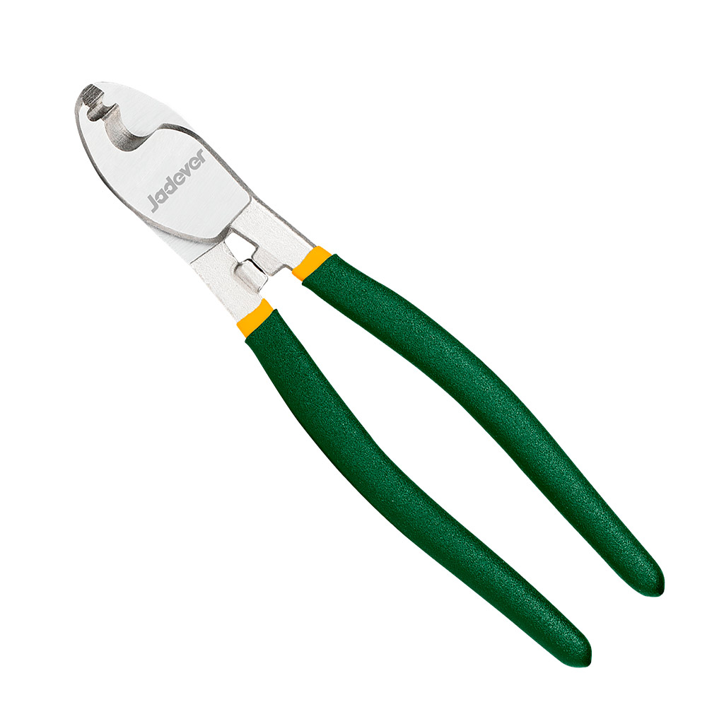 PINZA CORTA CABLES 200MM(8") ACERO AL CARBONO JADEVER