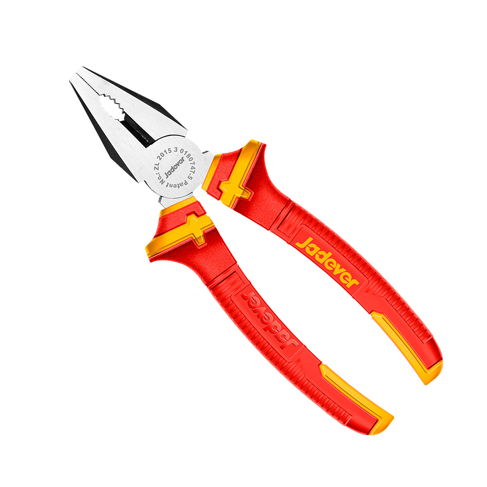 PINZA UNIVERSAL AISLADA: 180MM(7") JADEVER
