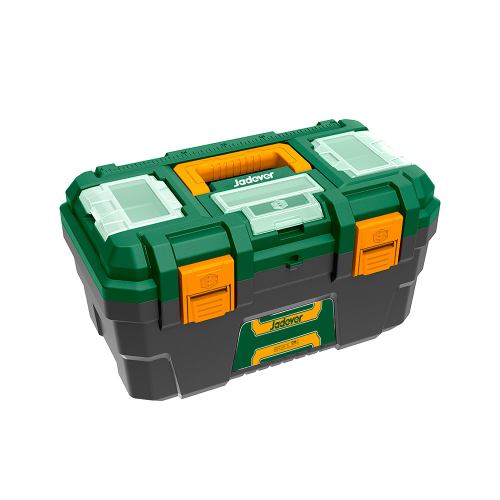 CAJA DE HERRAMIENTAS DE PLÁSTICO 16" 405 X 215 X 205MM CAPACIDAD 15KG JADEVER