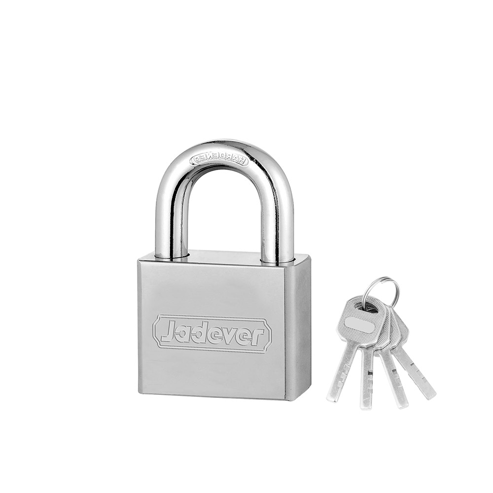 CANDADO DE HIERRO DE PALETAS CUADRADAS 60MM CON 4 LLAVES JADEVER