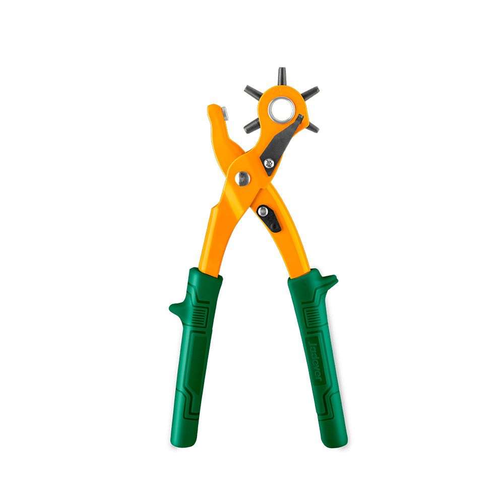 PERFORADORA DE CUERO CABEZAL GIRATORIO MANGO DE PVC JADEVER
