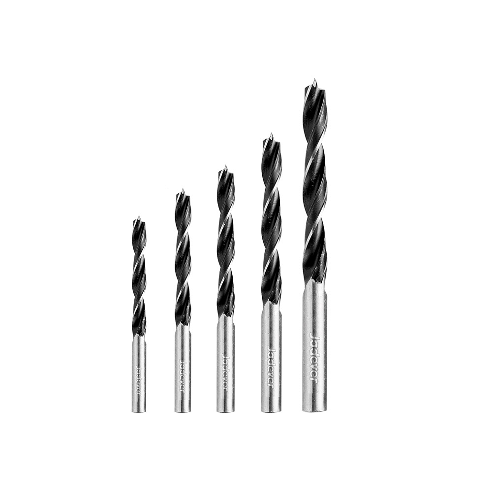 KIT DE MECHAS PARA MADERA DE 5 PIEZAS - 3 MM, 4 MM, 5 MM, 6 MM, 8 MM JADEVER