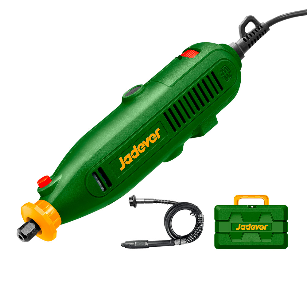 MINI TORNO 130W 220-240VCA 50/60HZ INCLUYE 52 ACCESORIOS + CARGADOR + EJE FLEXIBLE JADEVER
