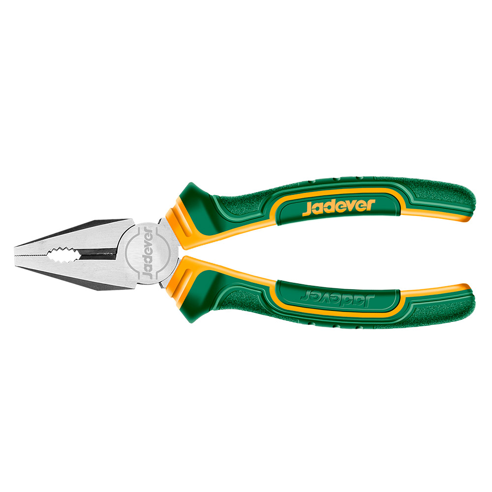 PINZA UNIVERSALES 200MM(8") MANGO BICOLOR ERGONÓMICO JADEVER