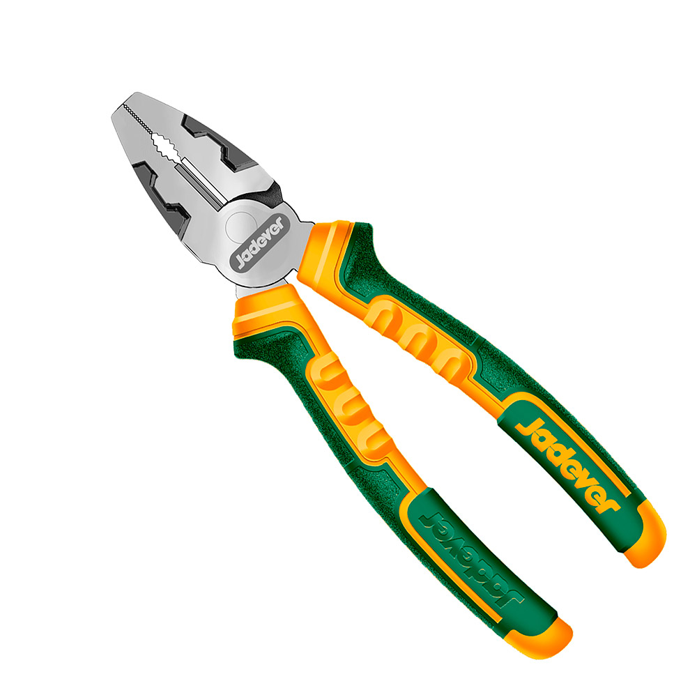 PINZA UNIVERSAL DE ALTA TORQUE 200MM(8") FUNCIÓN DE LLAVE Y DESBARBADO JADEVER