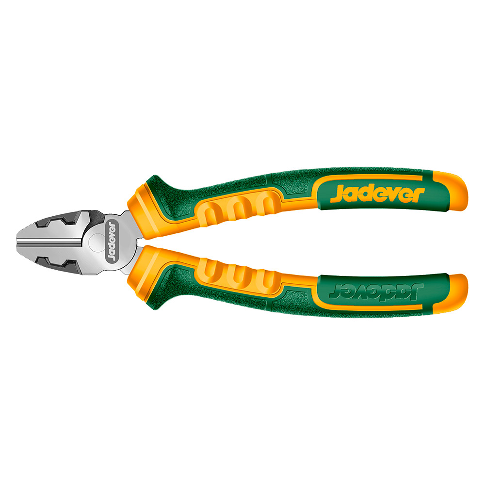 ALICATE DE CORTE DIAGONAL DE ALTO TORQUE 180MM(7") FUNCIÓN DE DESBARBADO JADEVER