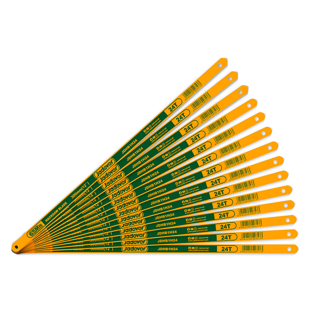 SET DE HOJAS DE SIERRA X10 UN PARA METALES 300MM (12”) JADEVER