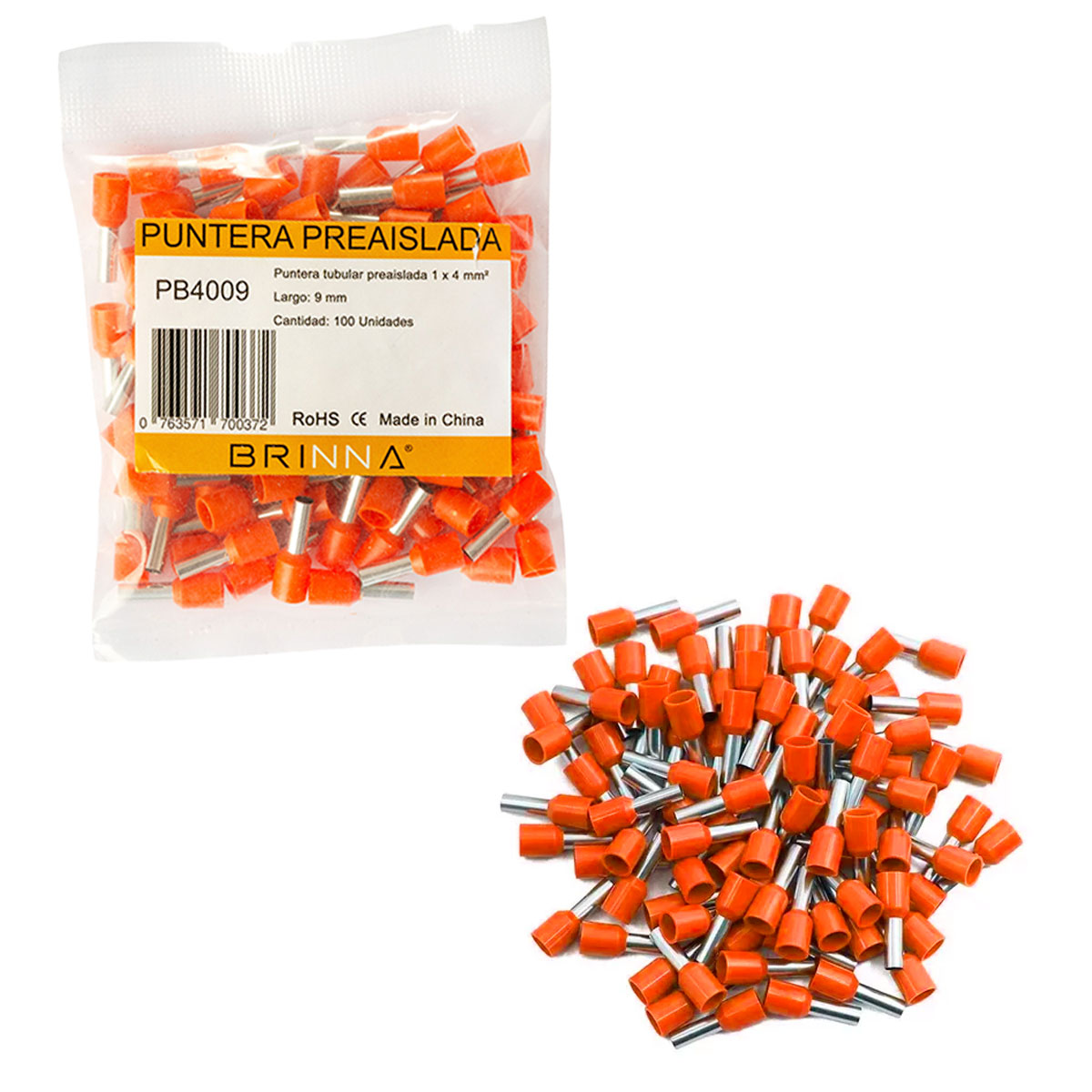 PUNTERAS TIFF 4MM X5 BRINNA