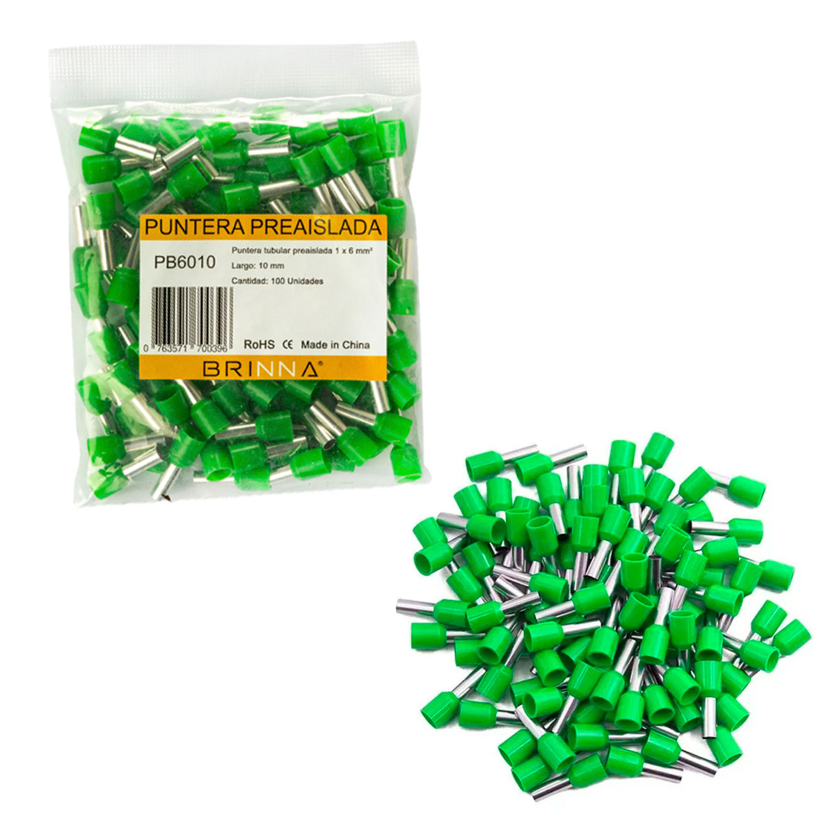 PUNTERAS TIFF 6MM X5 BRINNA