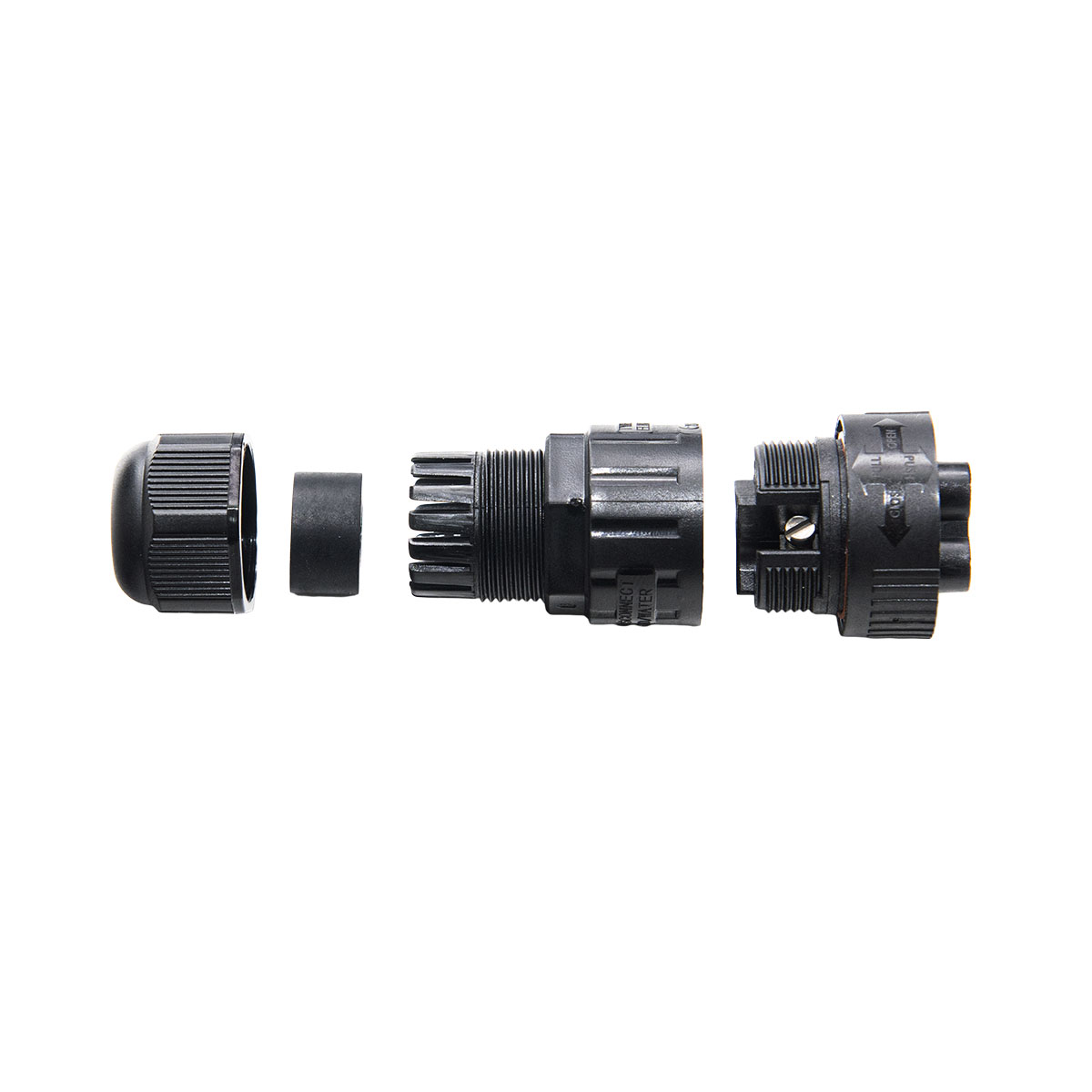 CONECTOR AEREO MACHO IP68-2P+TIERRA TEKOX