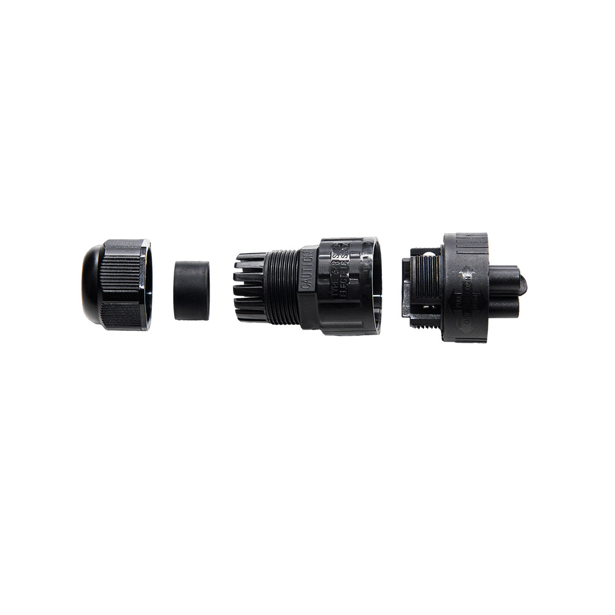 CONECTOR AEREO HEMBRA IP68-2P+TIERRA TEKOX