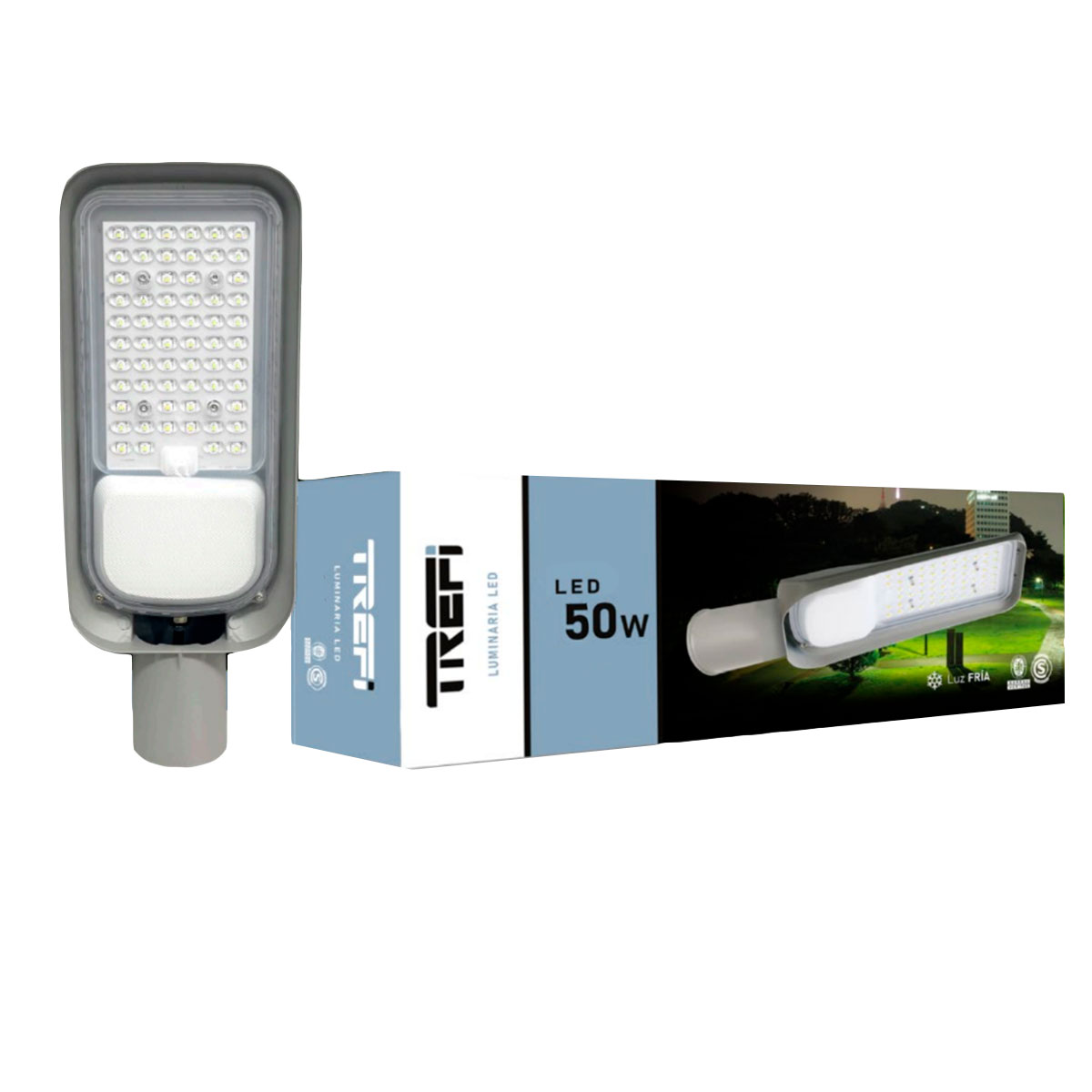 LUMINARIA PUBLICA BRAZO FIJO 50W TREFI