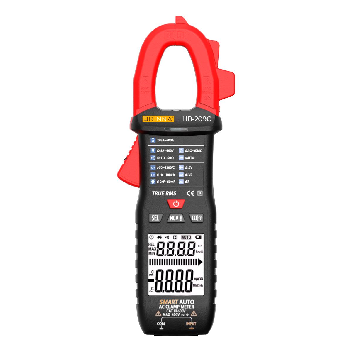 PINZA AMPERIMETRICA BRINNA HB-209C SMART