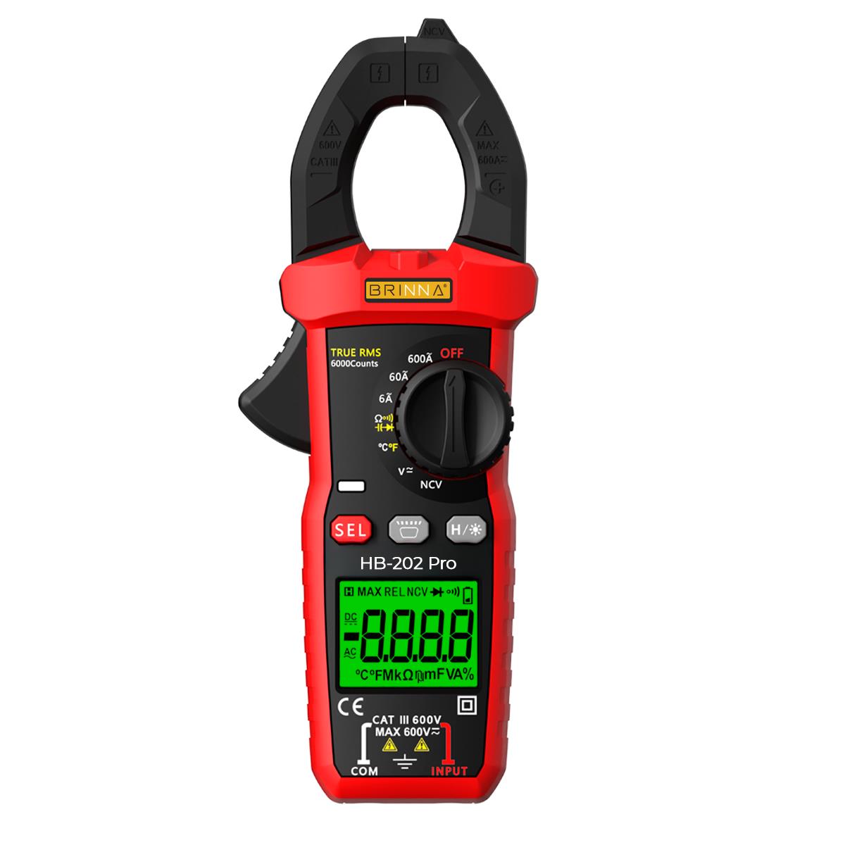PINZA AMPERIMETRICA BRINNA HB-202PRO