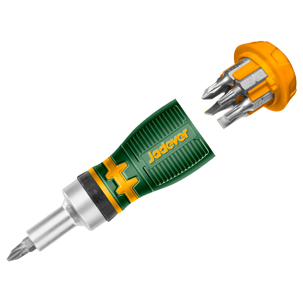 KIT DE DESTORNILLADOR CRICKET 8 EN 1 - ACERO JADEVER