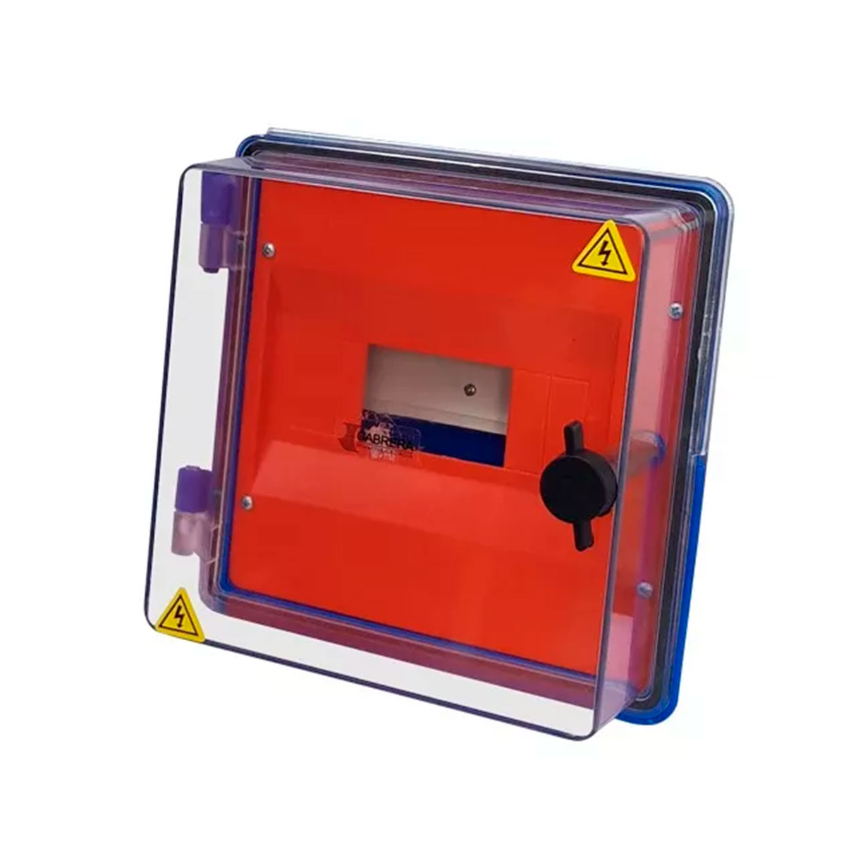 GABINETE INDUSTRIAL IP65 DE 6 A 10 MOD DIN TAPA TRANSPARENTE